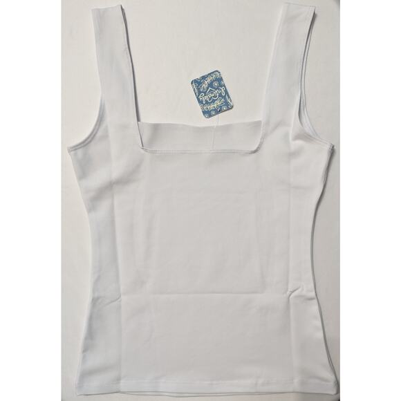 Free People White Cami Tank Top Size XS 0/2 - Picture 5 of 8